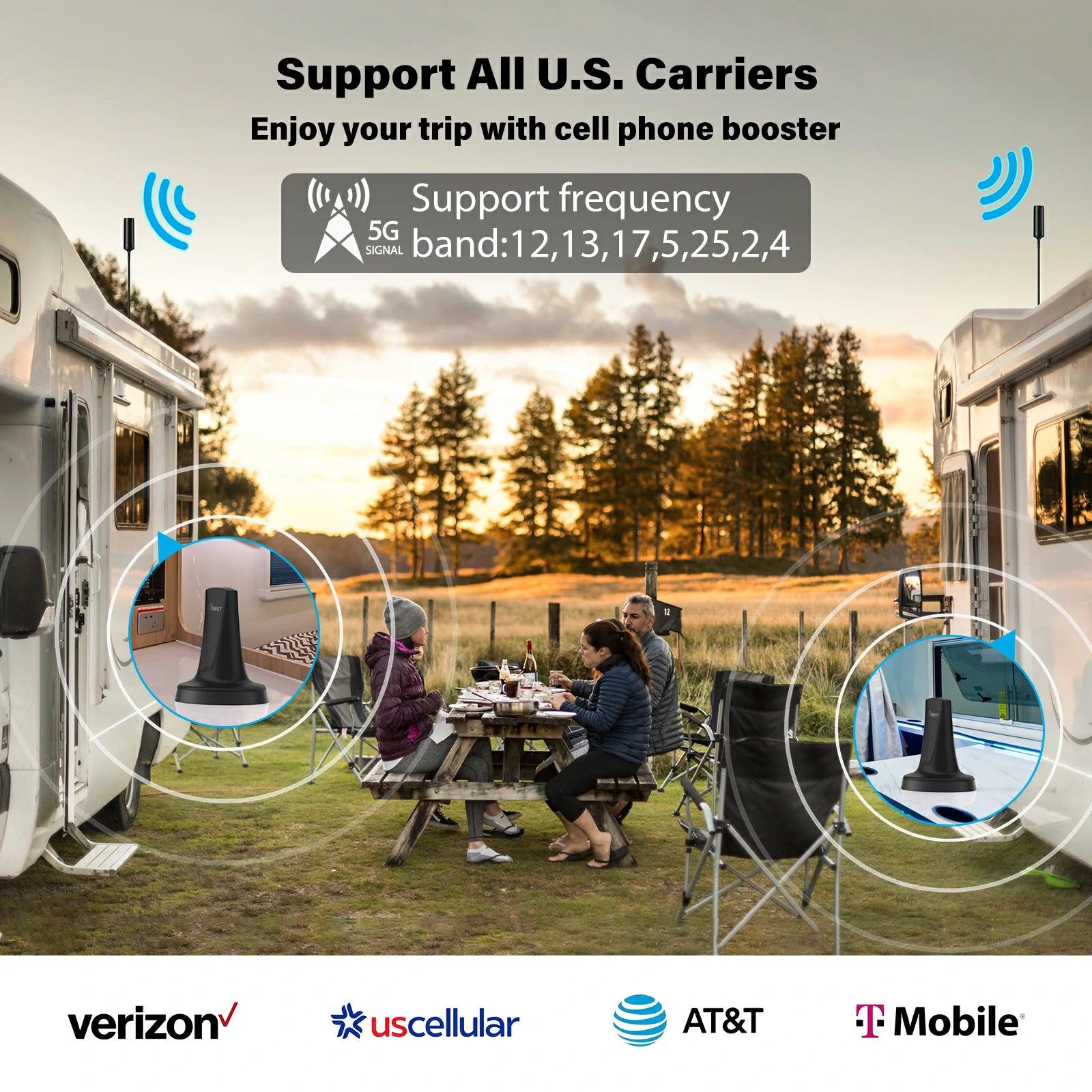 hiboost cell phone signal booster for rvs