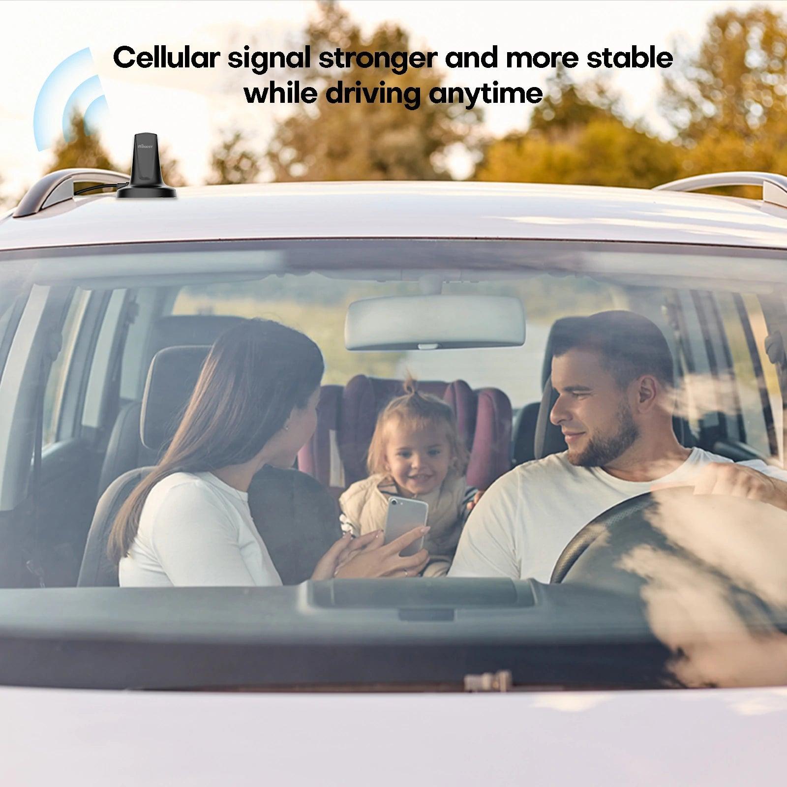 hiboost travel 3.0 cell signal booster for car