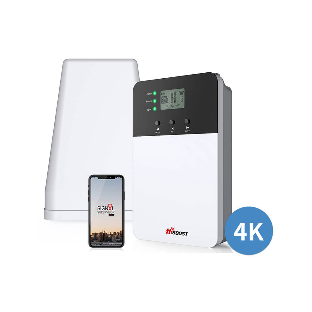 HiBoost 4K Plus Cell Phone Signal Booster Coverage Up to 4,000 sq.ft.